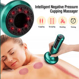 New Electric Cupping Massager For Promoting Cell Renewal Smart Cupping Therapy Set with Red Light Therapy Scraping Massage Tools
