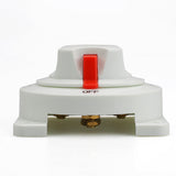 White Distribution Marine Boat Battery Switch Marine Dual Battery Selector Switch for Boat RV Motor