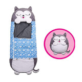 New Large Size Children Sleeping Bag Cartoon Animal Kid Blanket Baby Mattress Quilt Pajamas Children Day Gift Cartoon Pillow