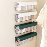 Wall Hanging 6 Grids Transparent Underwear Panties Storage Box Socks Closet Seasoning Data Cable Storage Box Bedroom Organizer