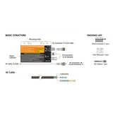 DC 10.5-30V To AC 110V 220V Solar Inverter  PV Grid Tie Micro Inverter Smart Micro Inverter 50/60HZ Auto PVGS 120W 150W 180W