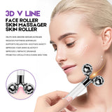 V Face Lifting Electric Facial Massager 3D Face Body Massage Roller Amethyst Eye Massager Skin Care Tool Birthday Gift for Women