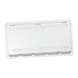 Durable Universal RV Motorhome Storage Hatch + Fan Travel Trailer Accessories White 20.47x11.02"