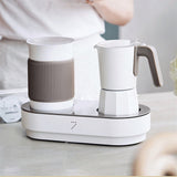 Seven & Me Coffee Maker Warmpro Power Coffee Machine Warmpro Household Small 7 Mini Fancy Simple Milk Frother Italian Mocha Pot