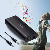 Headphone Amplifier Powerful Stereo For Phone Earphone Music Improver Audio Portable 3.5mm Mini Rechargeable Black HIFI Home