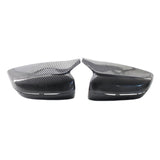 2 Pcs Car Rearview Mirror Covers Side Shell Carbon Fiber Caps For  G20