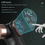 New Cordless Folding Mini Massage Gun Deep Vibrating LED Touch Screen Massage Gun With Heating Function For Body Relaxation