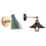 2 Pcs Lamp Wall Lamp Metal Style Umbrella Industrial Retro Lighting Suspension Lamp Wall Lamp Shade E27