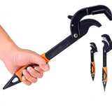 Universal Key Pipe Wrench  14-30 / 30-60mm Open End Spanner Set High-carbon Steel Snap N Grip Tool Plumber Multi Hand Tool