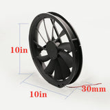 12/24V 100W Solar Powered Exhaust Fan Vent Ventilation Dog Coop Greenhouse RV Car Fan lack 300CFM