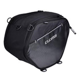 Motorcycle Rear Back Seat Bag Storage Tail  Tank Bags W/ Rain Cover