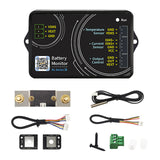 JUNTEK KL110F 0~100A Coulomb Counter Lithium Battery Battery Car Battery Lithium Iron Phosphate Capacity Tester BT APP Monitor