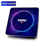 Vmade T3 Pro Android 10 TV Box 4G 32G 64G128G TV Receiver Set Top Box Dual Wifi 2.4G&5G Bluetooth HEVC 265 IPTV Media Player