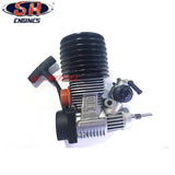 RC Car 1:8 Buggy Monster Truggy Nitro Engine Taiwan Imports Black SH 21 Engine 3.48CC M21-P3 Pull Starter