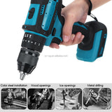 New Wireless Hand Electric Drill Impact Cordless Lithium Battery Screwdriver For Decorating House Drilling Screws Power Tool