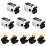 5pcs Fingertip Pulse Oximiter Medical De Pulso Blood Oxigen Meter Oximetro De Dedo Saturation Heart Rate Oxygen Monitor Health C