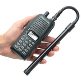 ABBREE Gooseneck BNC Foldable Army CS Tactical VHF UHF Dual Band Antenna For Walkie Talkie