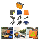 1 Set Car Wash Kit Portable Car Cleaning Tools Auto Washing Towel Brush with Bucket Tools