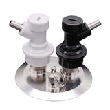3"Tri Clamp(91mm OD) Ball Lock Convert Lid with Gas Post Beer Post PRV 60cm Silicone Hose Homebrew Kegging  Equipment
