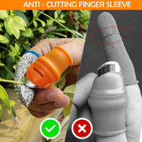 Gardening Thumb Knife Set, 18 Piece Silicone Finger Knife Cutter Garden Harvest Tool For Picking Vegetables Fruits