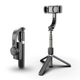 Handheld Gimbal Stabilizer Smartphone Bluetooth Selfie Stick Holder Adjustable Stand Mini Extendable Selfie Stick Tripod In Live