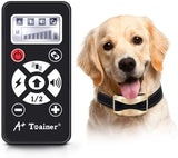Dog training collar waterproof vibration electric shock sound Automatic anti bark collar remote dog accessories Newest 4 in 1