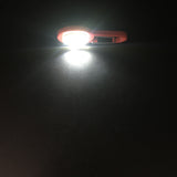 Portable LED Flashlight Carabiner Lamp Keychain Light Torch Lamps 3 Modes Emergency Camping Tent Lamp Pocket Backpack Light