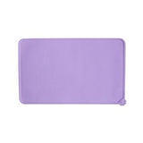Waterproof Pet food Mat For Dog Cat Solid Color Silicone Pet Food Pad Pet Bowl Drinking Mat Dog Feeding Placemat Easy Washing