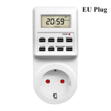 TM03 Digital Timer Switch Socket 24 Hour Cyclic Kitchen Timer Outlet Programmable Timing Socket EU UK AU US BR FR IT TH Plug