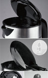 1.7L Electric Kettle Blue LED Light Glass Kettle 2200W Smart Whistle Kettle Quick Heating Boiling Health Pot Teapot