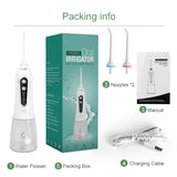 Electric Oral Irrigator Water Flosser 300Ml Dental Tooth Cleaner Usb Charge Household Toothpick Calculus Tartar Stains Remover