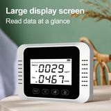 Digital CO2 Sensor Meter PPM PM2.5 Carbon Dioxide Detector Gas Analyzer Air Quality Detect PM2.5 Meter Detector PM2.5 Tester