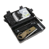 12pcs Premium Outdoor Survival Kits Camping Hunting Emergency Tools Portable Wire Saw Blow Fire Tube Scraper Whistle