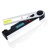 0~270° Digital Protractor Spirit Level Angle Finder Gauge Meter 250mm Digital Angle Finder Electronic Protractor LCD Display