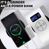 2 in 1  Nail Drill &amp; Drying Lamp Machine 35000RPM Portable Rechargeable Nail Drill Pen for Manicure Electric Nail Sander 2021