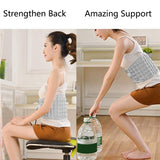 Back Support Lumbar Traction Device For Lower Back Pain Relief Portable Lumbar Traction Device With Heating Pad