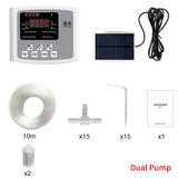 Drip Irrigation Garden Plant Intelligent Automatic Watering System Home Office Solar Charging Greenhouse Pump Timer Controller