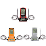 Digital BBQ Dual Probe Thermometer Wireless Kitchen Oven Food Cooking Grill Smoker Meat Thermometer Meter Gauge Tool