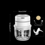Kitchen Tools Electric Garlic Masher Mini Crusher Chopper USB Charging Food Processor Garlic Minced Meat Kitchen Accessories