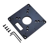 Universal RT0700C Aluminum Router Table Insert Plate Trimming Machine Flip Board C6UE