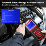 KONNWEI KW870 6V 12V Car Motorcycle Battery Tester OBD2 Diagnostics Scanner 2000CCA Cranking Charging Test Tools for the Car