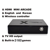 Mini Arcade Video Game Console Moonlight Treasure Game Wireless Controller Built-in 3100 2D and 60 3D Games EU Plug