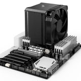 Hx6250 14cm Graphene Tower Cooler Cpu Fan 6 Heat Pipe For Intel Lga1700 115x 1200 2011 2066 Amd Am4  Silent Air-Cooled Radiator