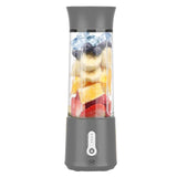Portable Blender, Smoothie Juicer Cup - Six Blades, 500Ml Fruit Mixing Machine USB Rechargeable Batteries Juicer
