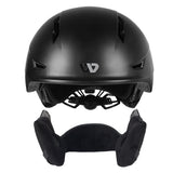 2022 New Winter Warm Cycling Helmets Adjustable Motorcycle Electric Bike Safety Cap Men Women Ski Snowboard Bicycle Helmets