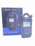 Hot new Zoom H4n pro Black portable four track audio handy recorder recording pen built-in X/Y stereo microphone for music film