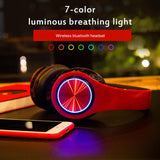 B39 Wireless HiFi Headphone LED Light Music Headset Bluetooth 5.0 With Microphone Foldable Sport Earphone For Iphone XiaoMi
