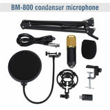 BM-800 Professional Broadcasting Studio Mic Recording Condenser Microphone for Computer