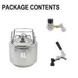 Complete Kegging System 6L Brand New Ball Lock Cornelius (Corny) Keg Portable Taproom Kegarator