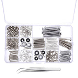 Electric Guitar Screw Kit Assortment Box with Springs for Electric Guitar Bridge,Pickguard Tuner and A Tweezer